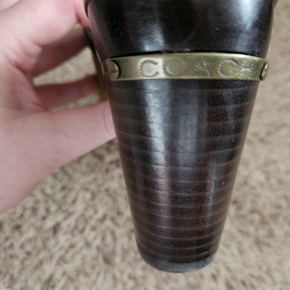 Coach clog size 11m brown suede new without tags/ box originally $195 never worn - Picture 3 of 6